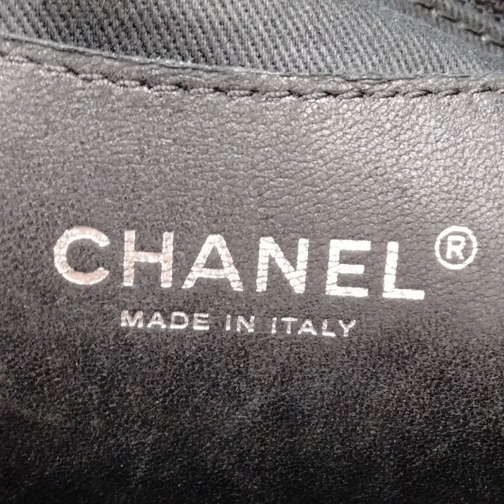 Chanel Black Lamb Skin Bag